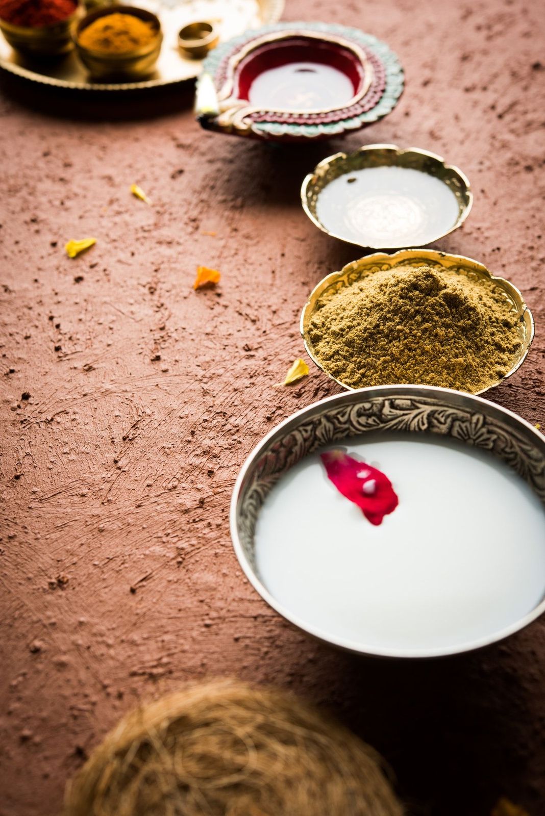 Abhyanga Snan, a special herbal bath treatment